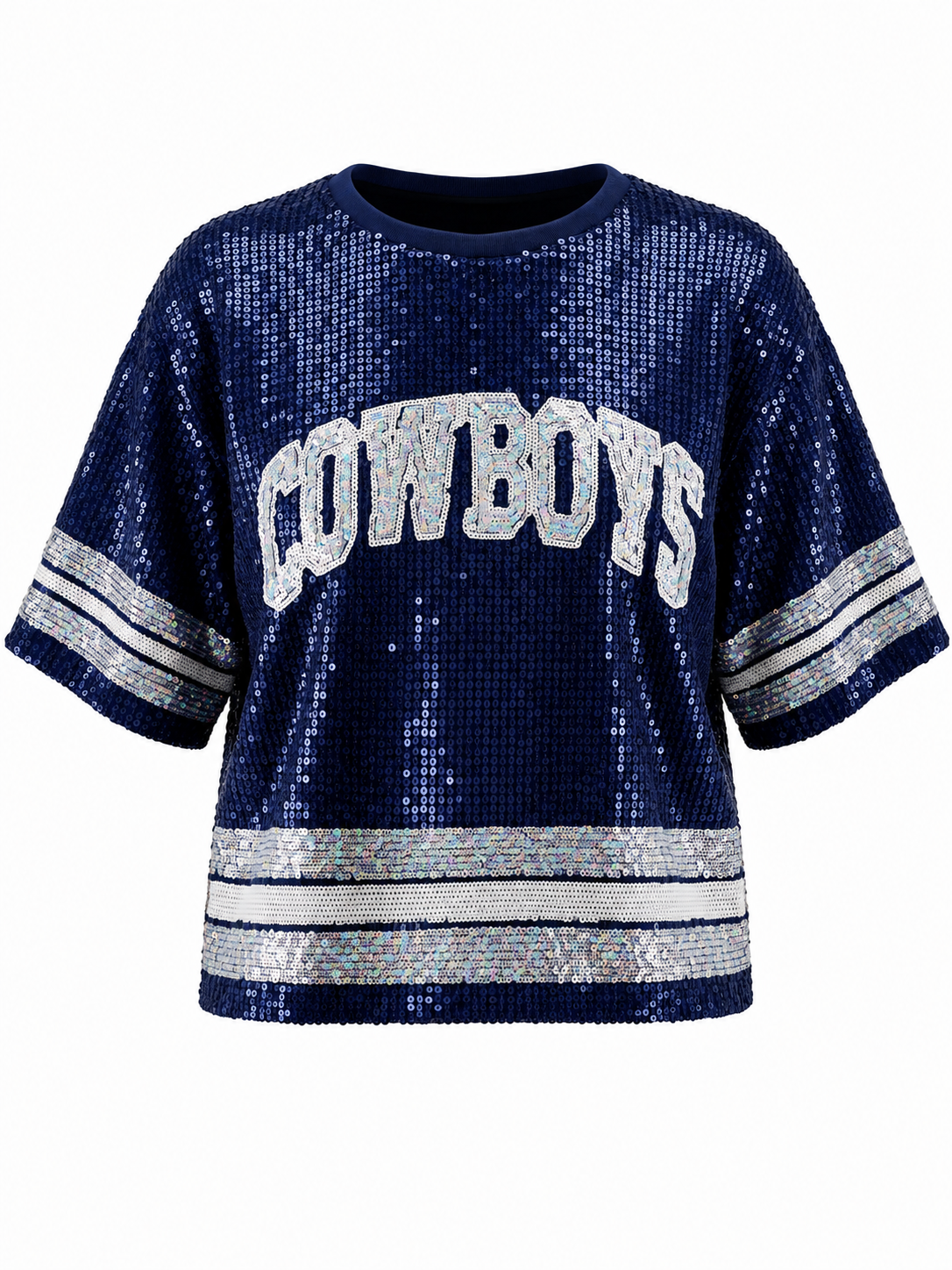 ✨ Short Sequin Spirit Top