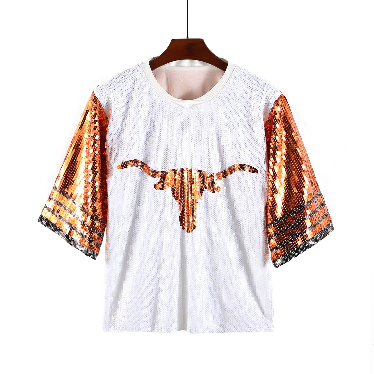 ✨ Short Sequin Spirit Top