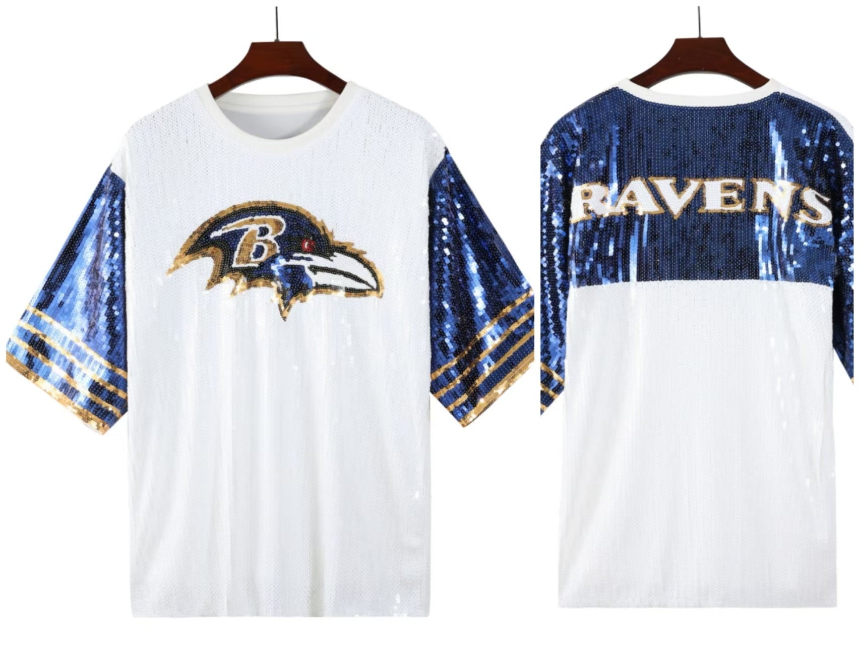 Long Sequins Tops