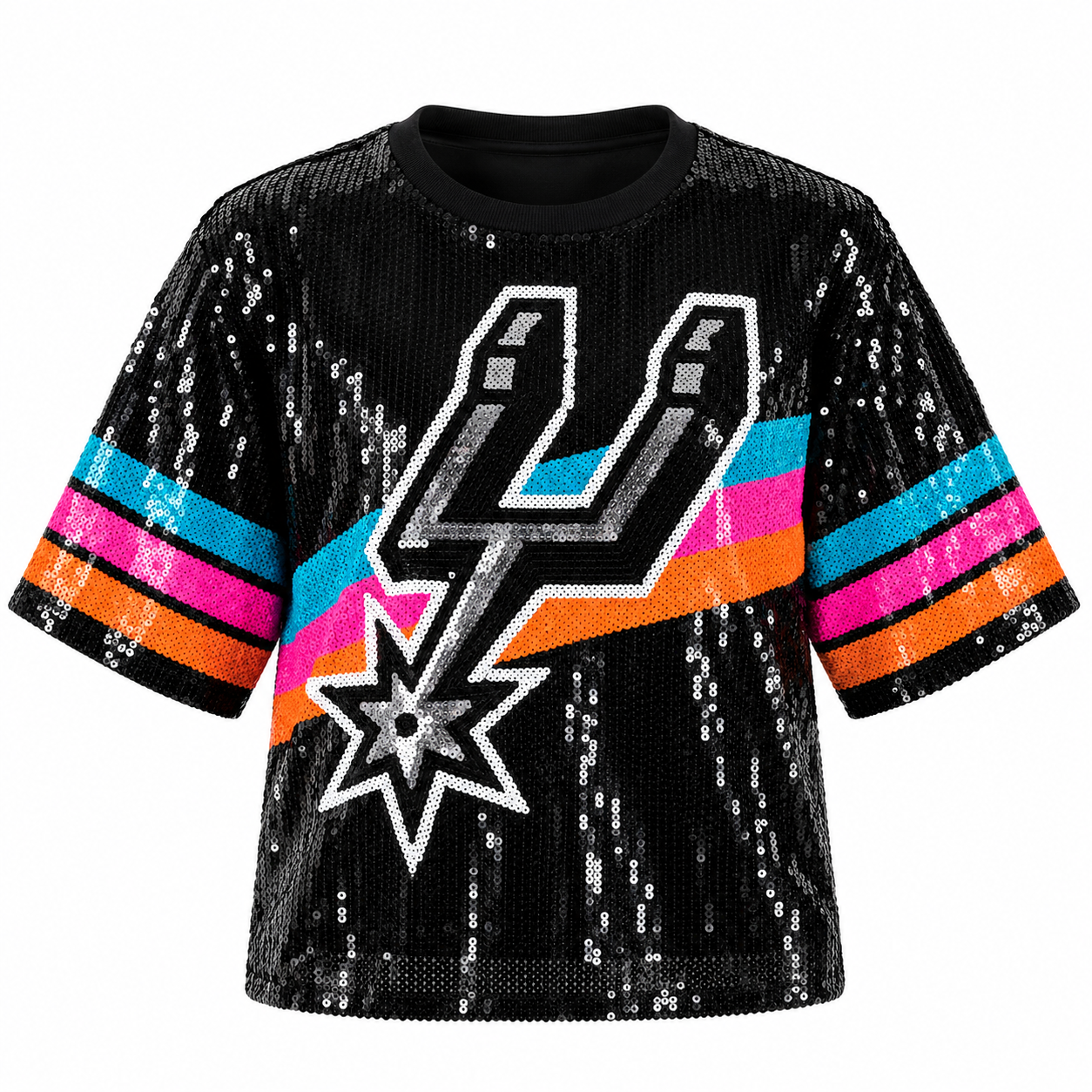✨ Short Sequin Spirit Top