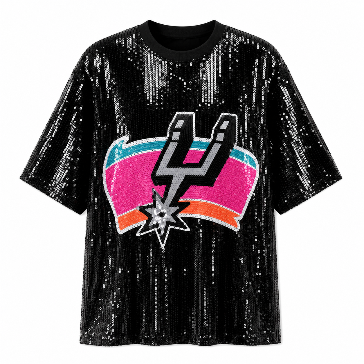 Long Sequins Tops